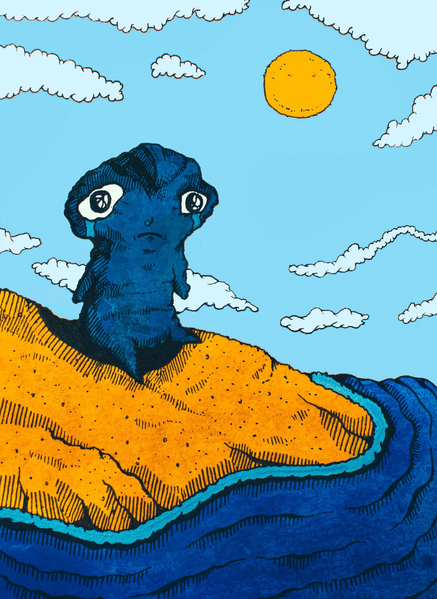 Print "Saddest Boy in the Sea"