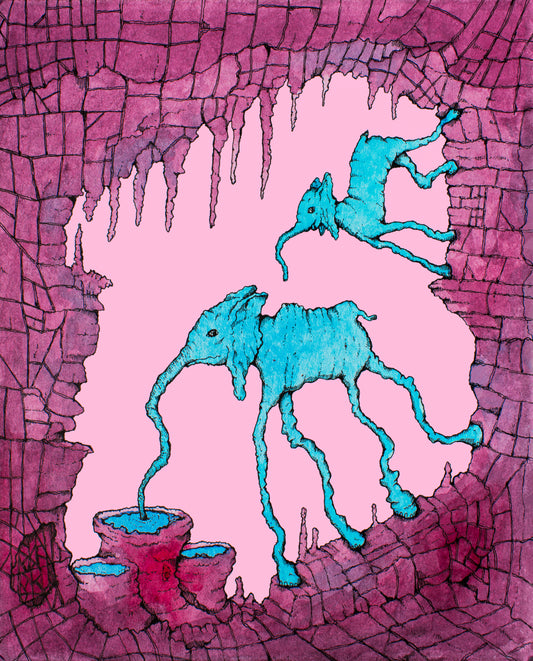 Print "Cavern of the Queeblers"