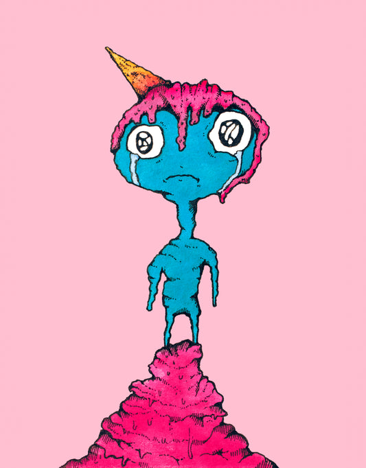 Print "Brain Freeze"