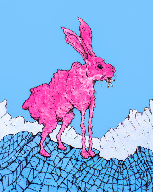Print "Pink Siberian Hare"