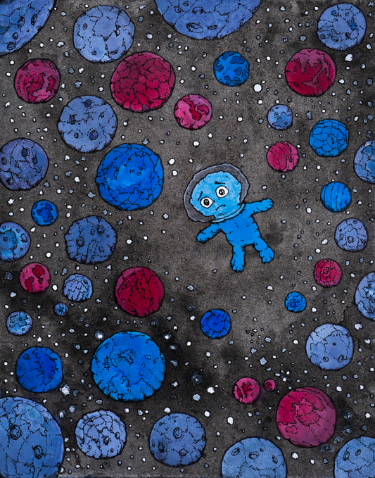 Print "Lonely Spaceman"