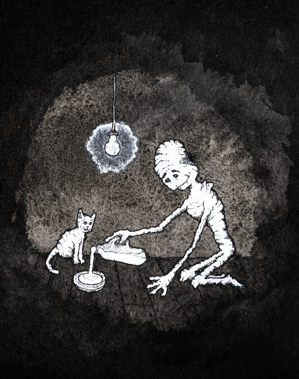 Print "The man who lives inside my walls"